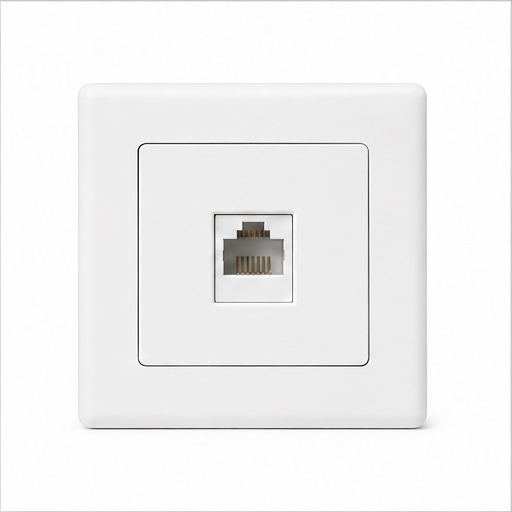 Panasonic 1-Gang CAT6 RJ45 Data Socket — Without Cover Plate
